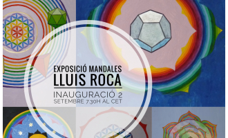 Exposició de mandales de Lluís Roca