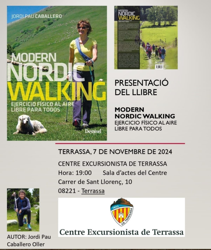 Presentació del llibre 'Modern Nordic Walking' de Jordi Pau Caballero