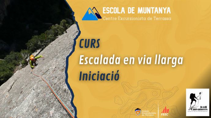 Curs d'escalada en via llarga I