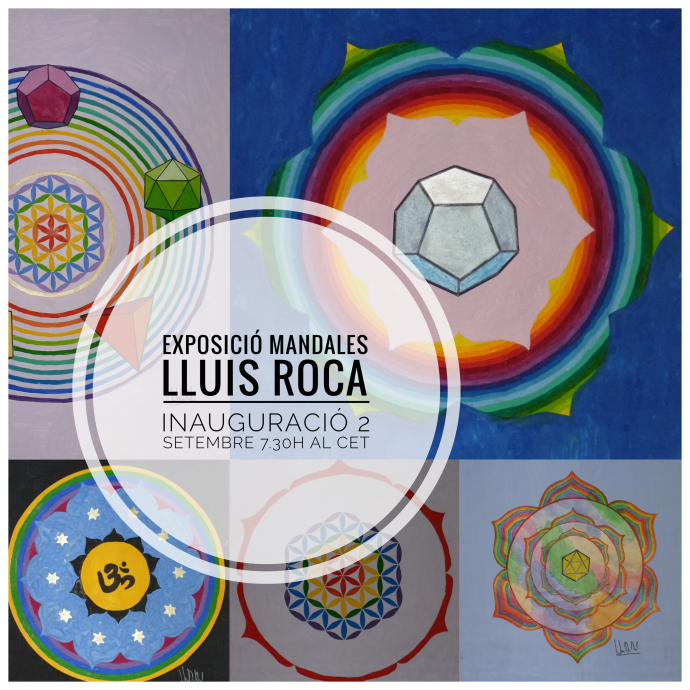 Exposició de mandales de Lluís Roca